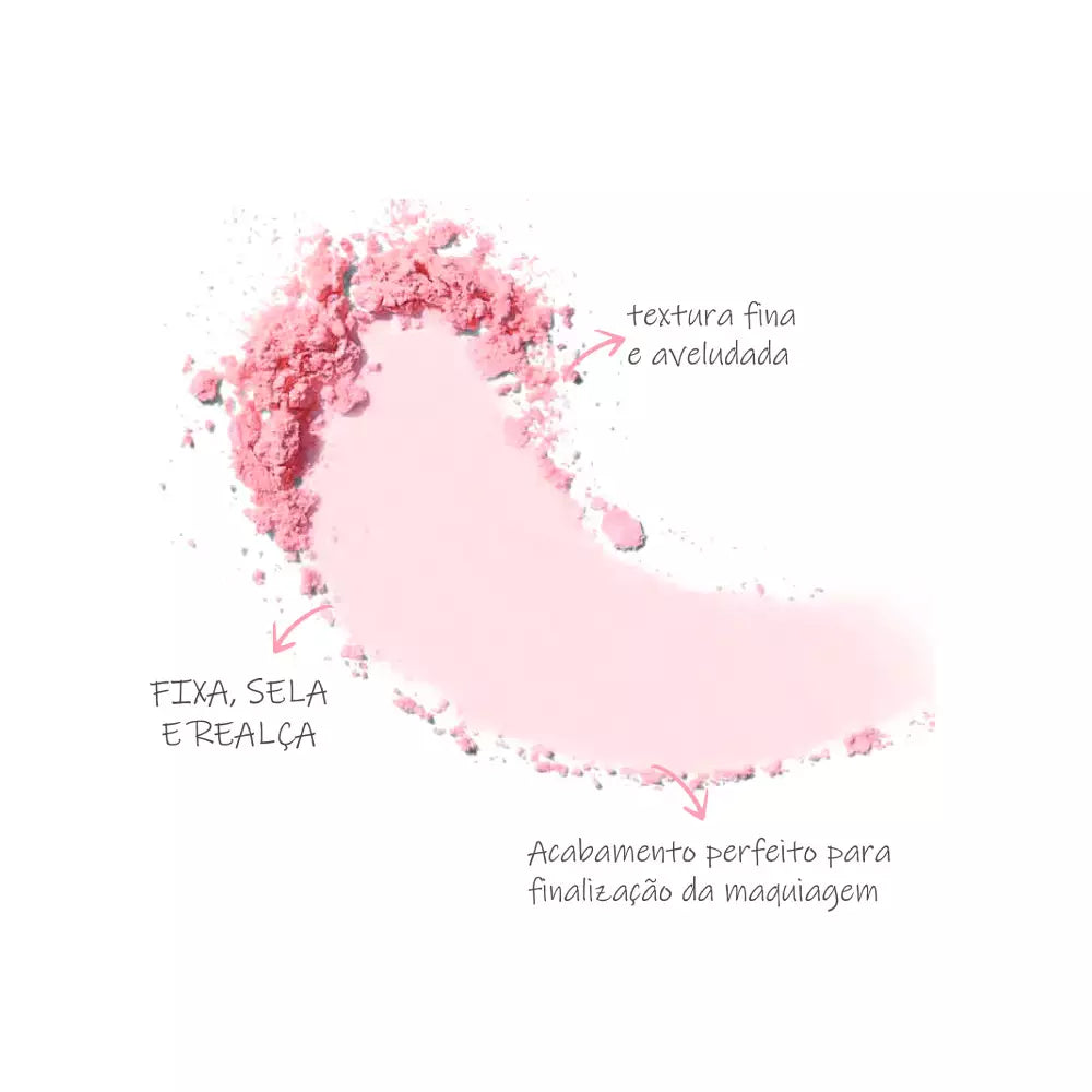 PÓ FACIAL SOLTO ROSA PINK POWDER BY